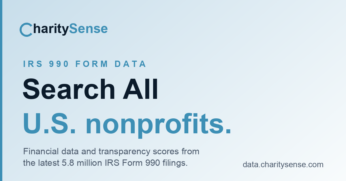 data.charitysense.com image